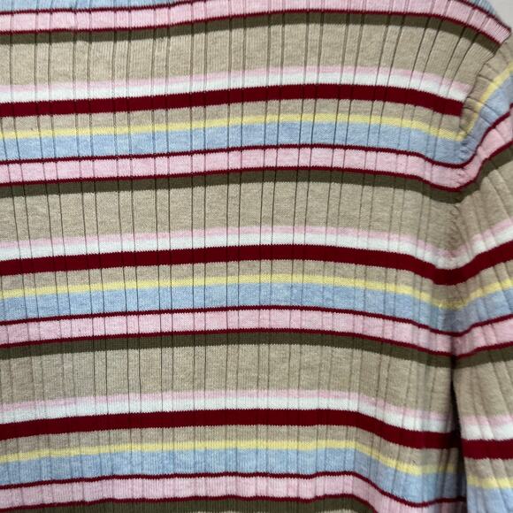 Tommy Hilfiger Striped Sweater Y2K Vintage Retro Coastal Prep Style XL - Picture 5 of 7